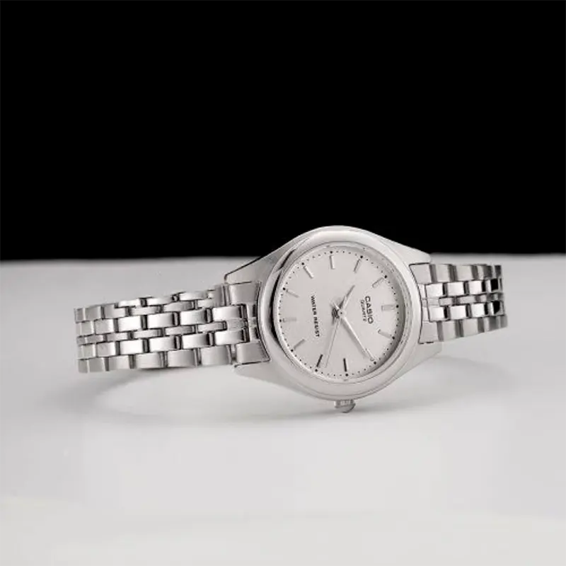 Casio Enticer Silver Dial Fashion Ladies Watch- LTP-1129A-7A